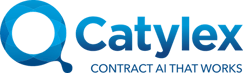Catylex Logo with Contract AI That Works tagline